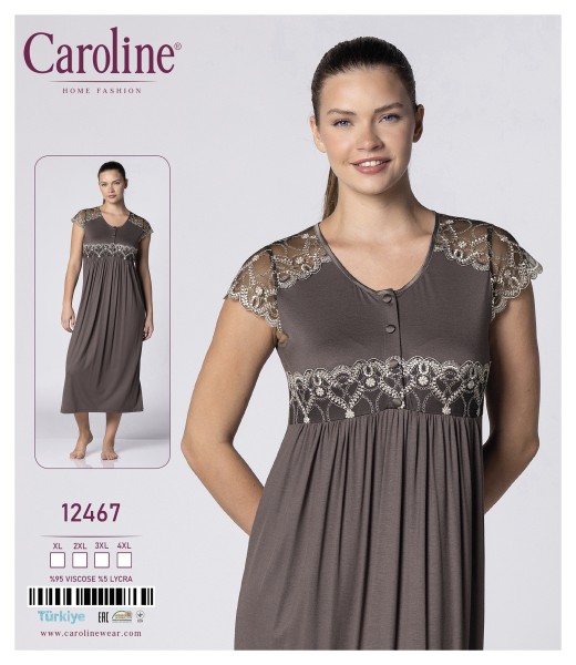Caroline 12467 ночная рубашка XL, 2XL, 3XL, 4XL