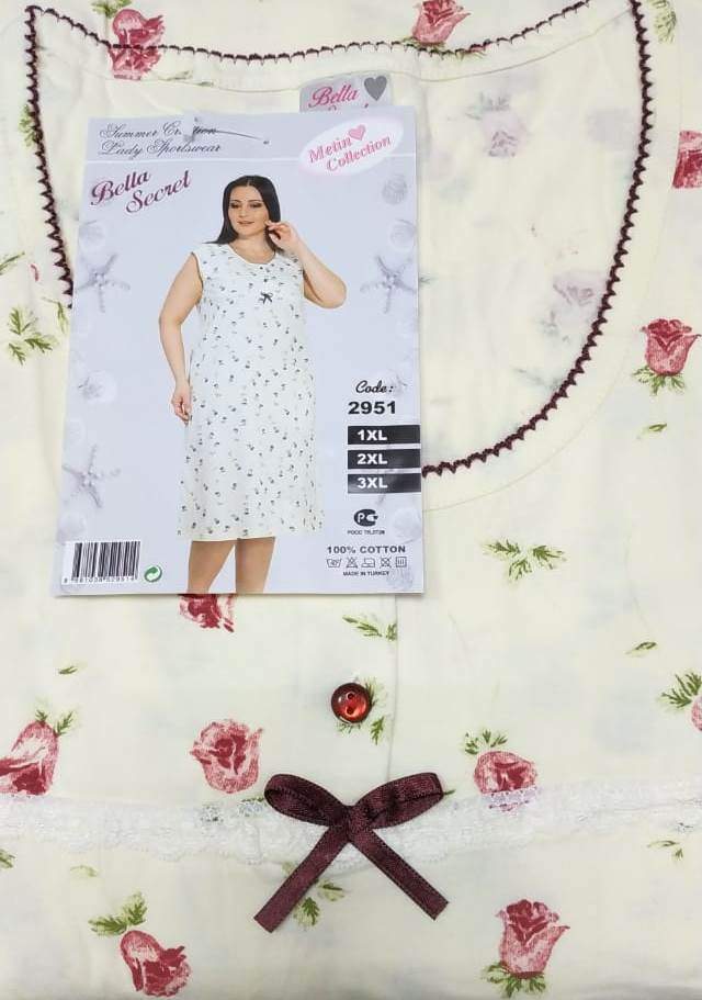 Metin 2951 ночная рубашка 1XL, 2XL, 3XL