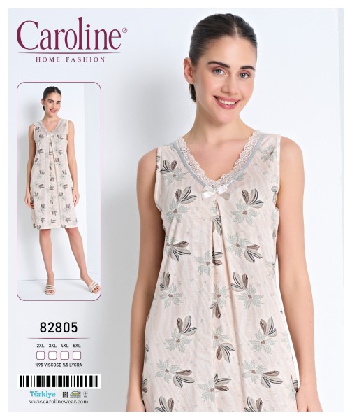 Caroline 82805 ночная рубашка 2XL, 3XL, 4XL, 5XL