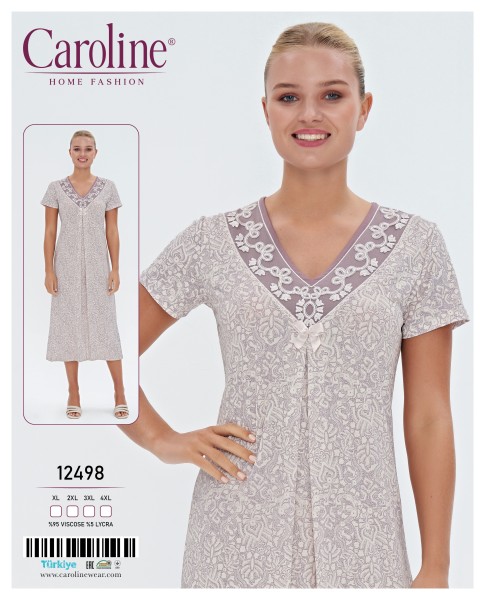 Caroline 12498 ночная рубашка XL, 2XL, 3XL, 4XL