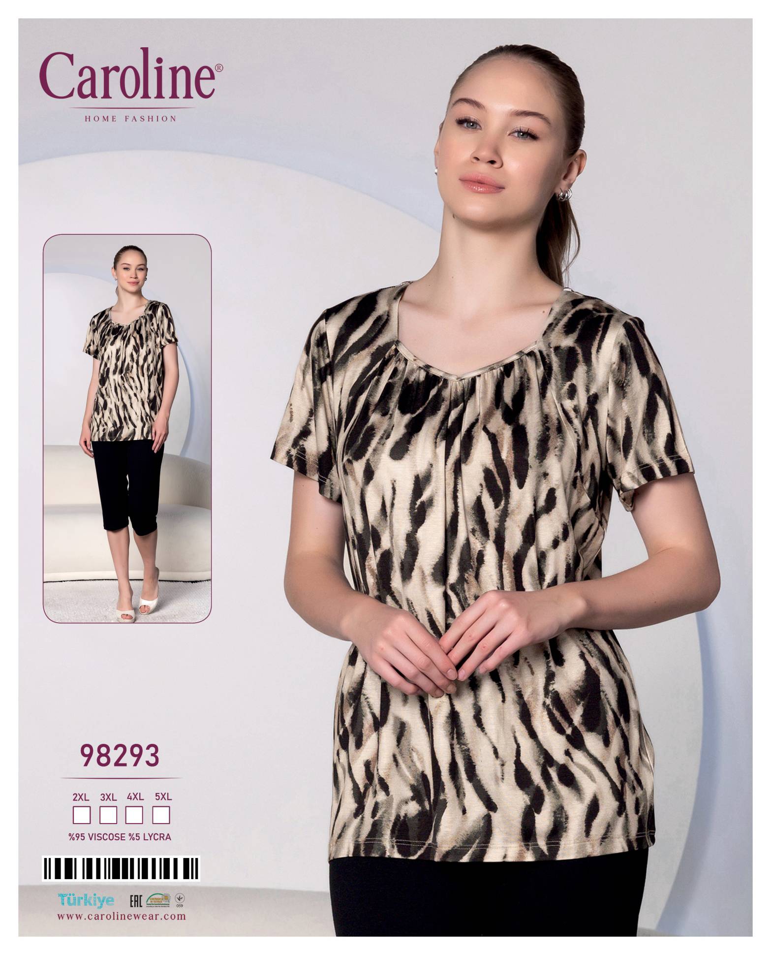 Caroline 98293 пижама 5XL