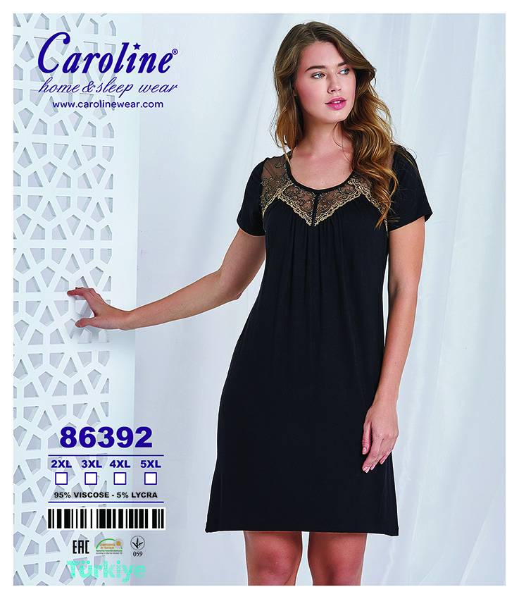 Caroline 86392 ночная рубашка 3XL