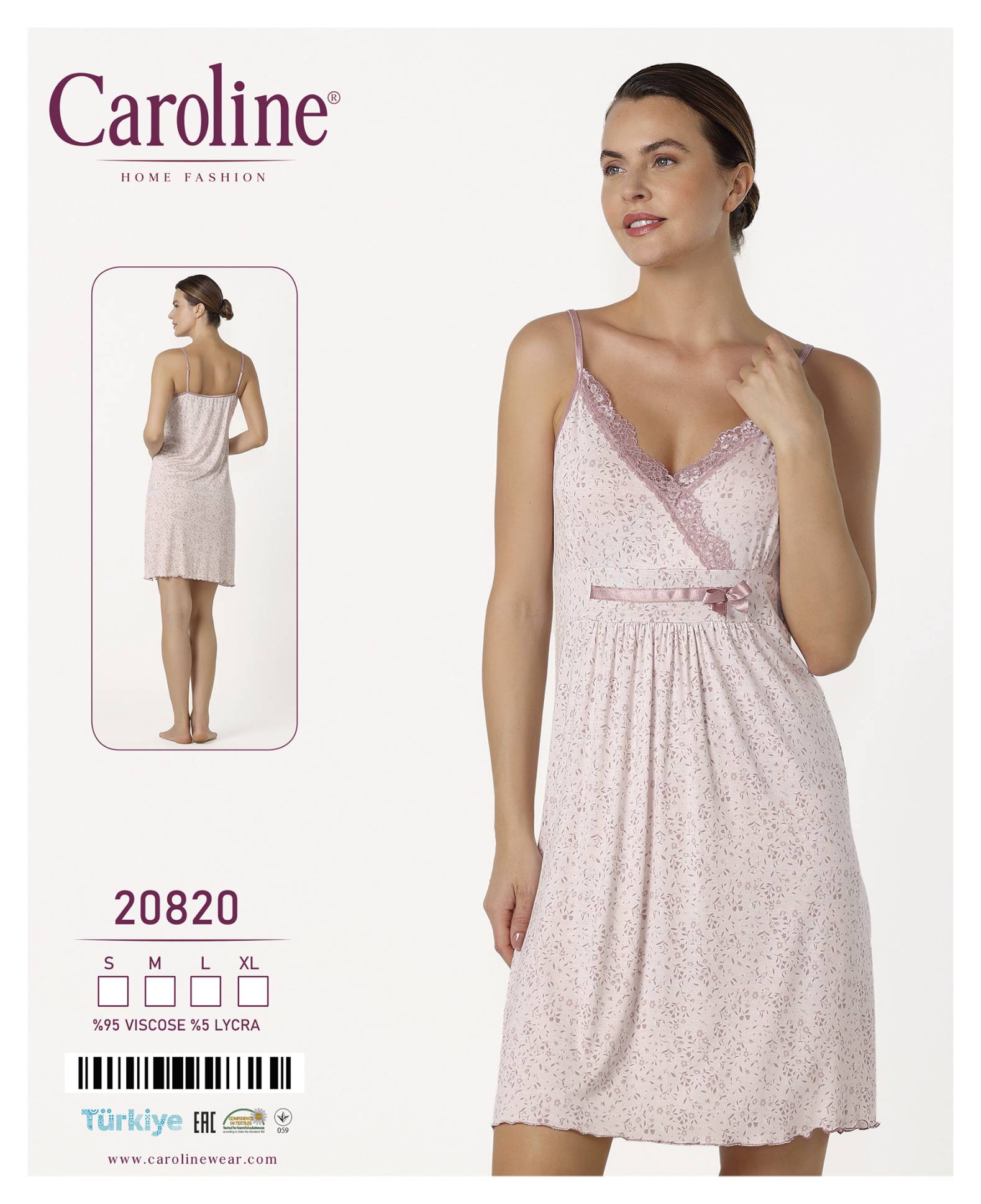 Caroline 20820 ночная рубашка S