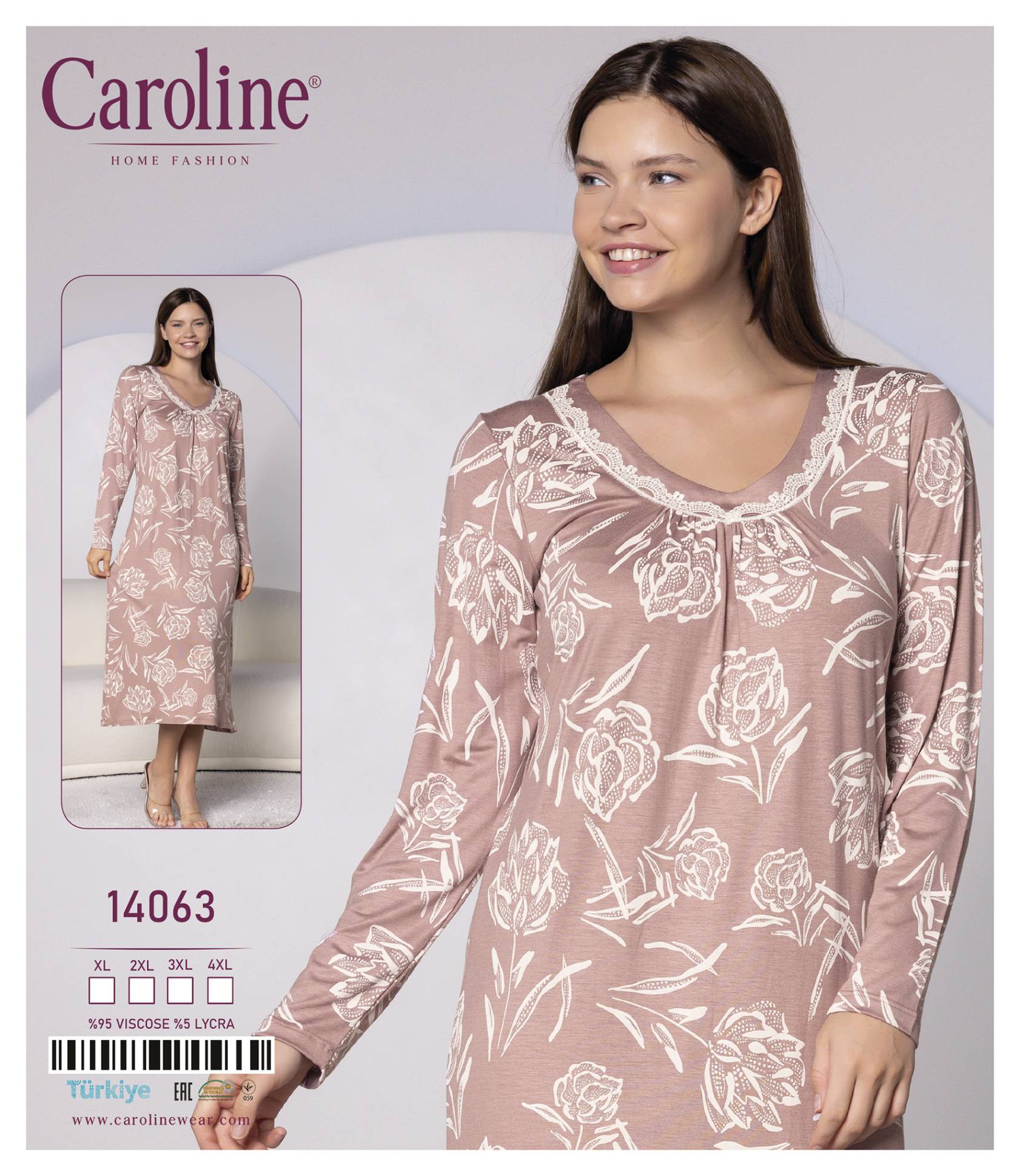 Caroline 14063 ночная рубашка XL