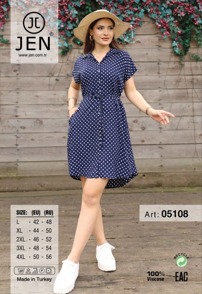 Jen 05108 халат L, XL, 2XL, 3XL, 4XL