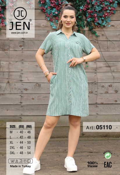 Jen 05110 халат M, L, XL, 2XL, 3XL