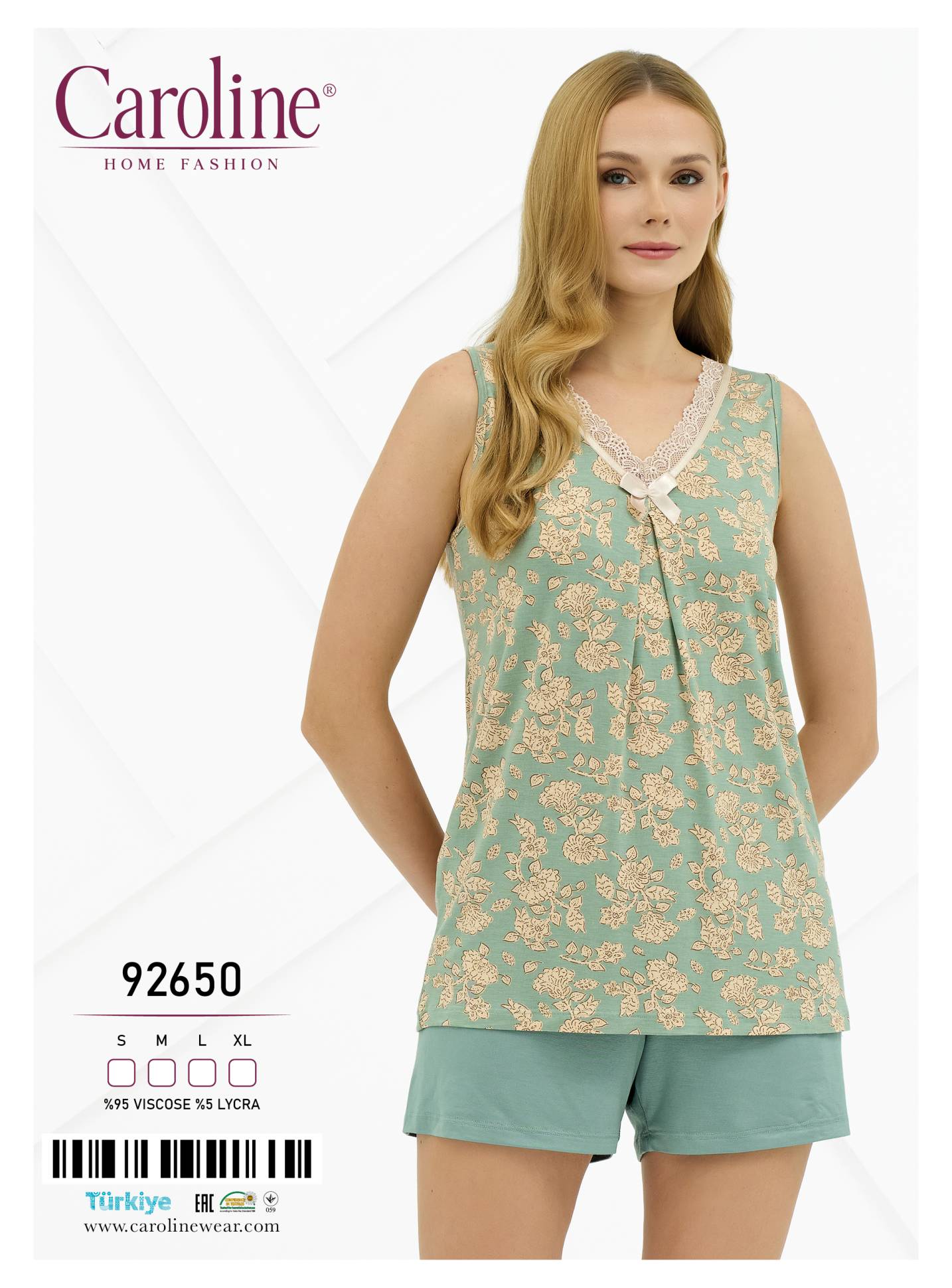 Caroline 92650 пижама S, M, L, XL