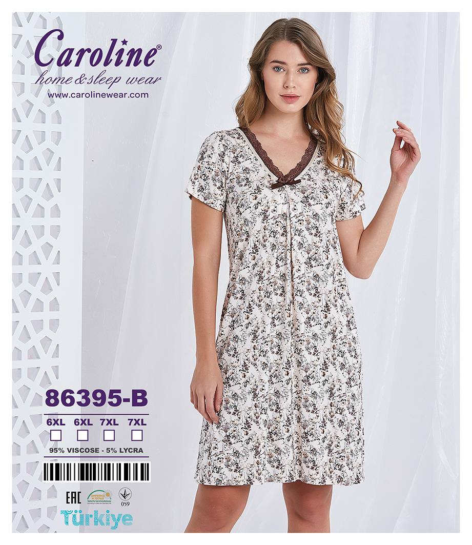 Caroline 86395-B ночная рубашка 7XL