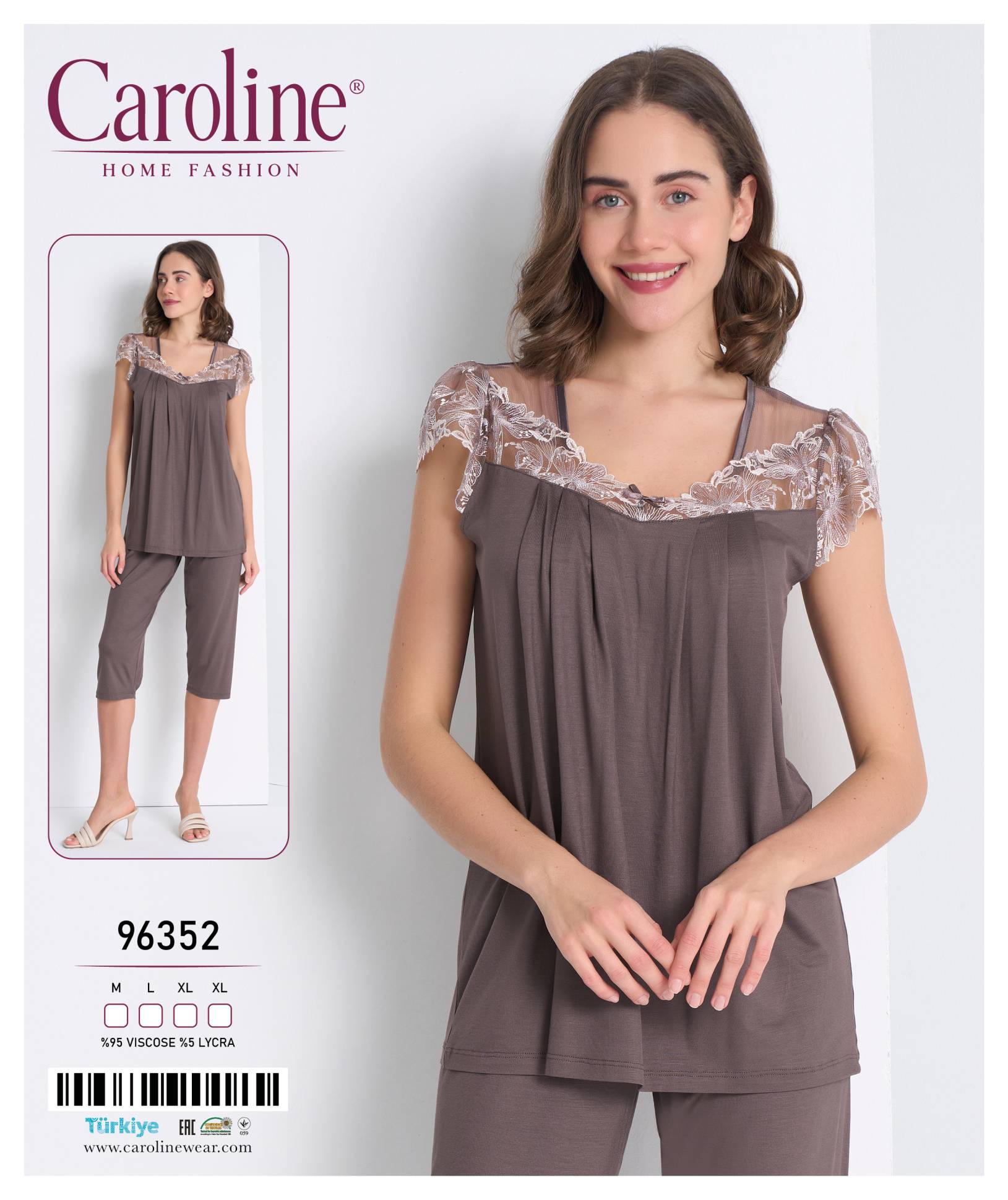 Caroline 96352 пижама M, L, XL, XL