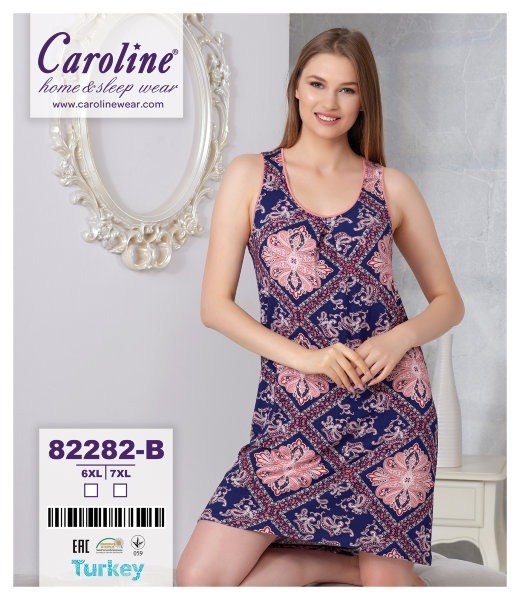 Caroline 82282-B ночная рубашка 6XL