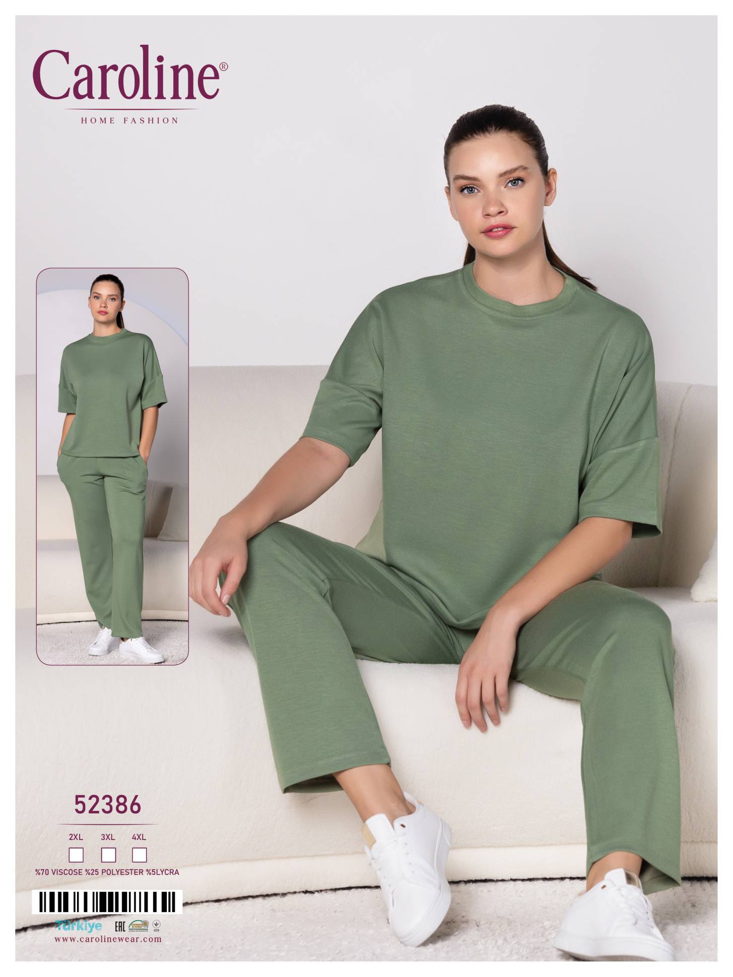 Caroline 52386 пижама 3XL
