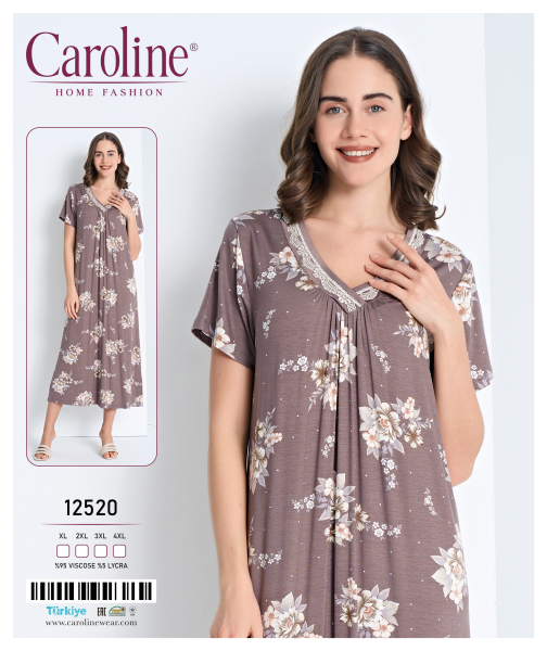 Caroline 12520 ночная рубашка XL, 2XL, 3XL, 4XL