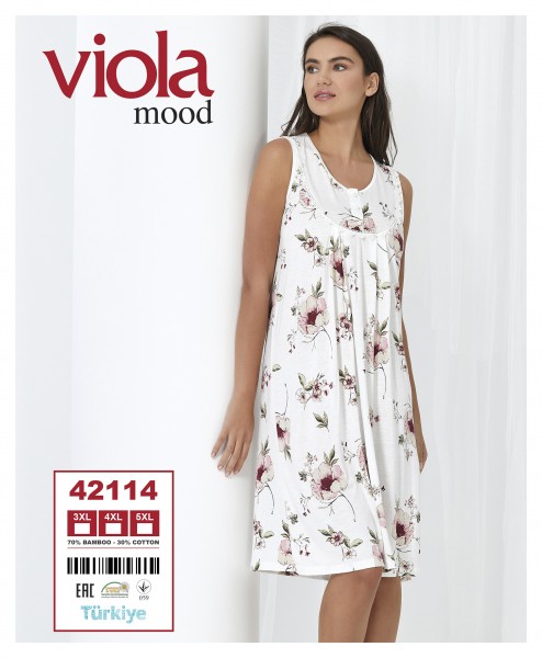 Viola 42114 ночная рубашка 3XL, 4XL, 5XL