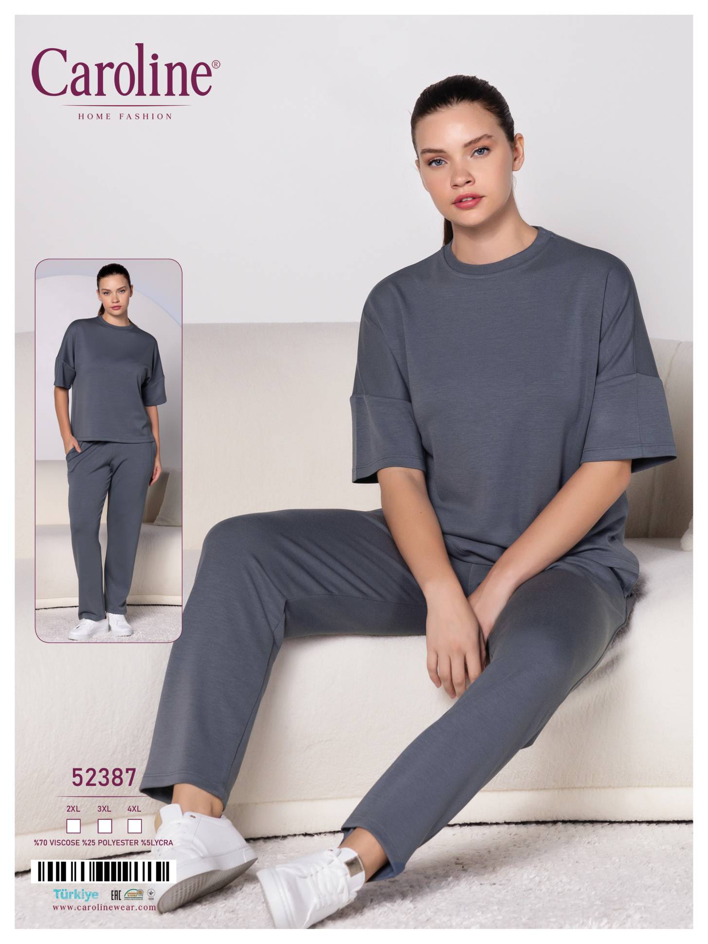 Caroline 52387 пижама 3XL