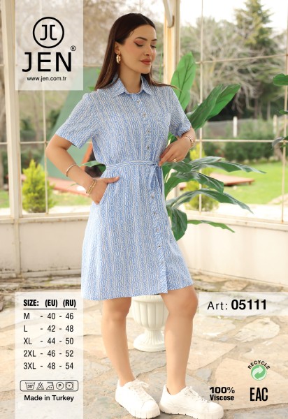 Jen 05111 халат M, L, XL, 2XL, 3XL