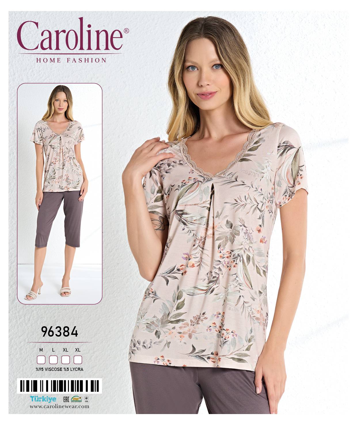 Caroline 96384 пижама M, L, XL, XL