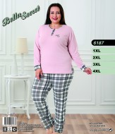 Metin 6187 пижама 1XL, 2XL, 3XL, 4XL