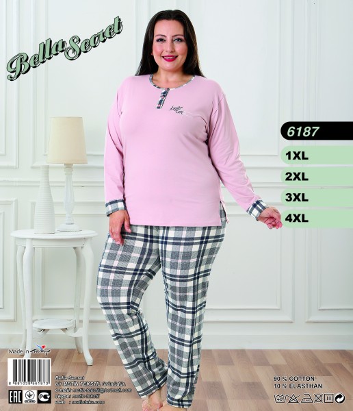 Metin 6187 пижама 1XL, 2XL, 3XL, 4XL