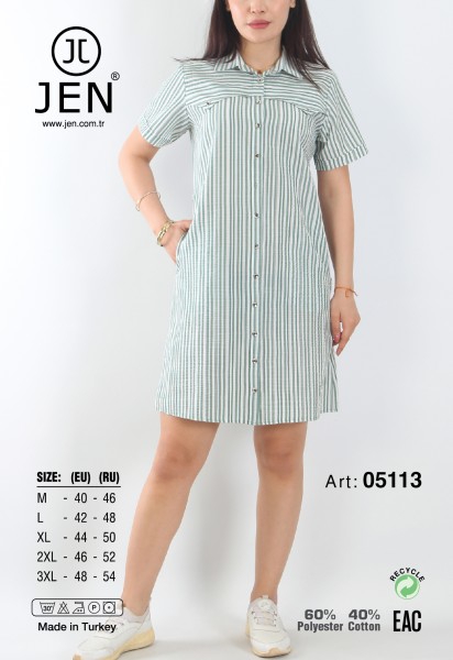 Jen 05113 халат M, L, XL, 2XL, 3XL