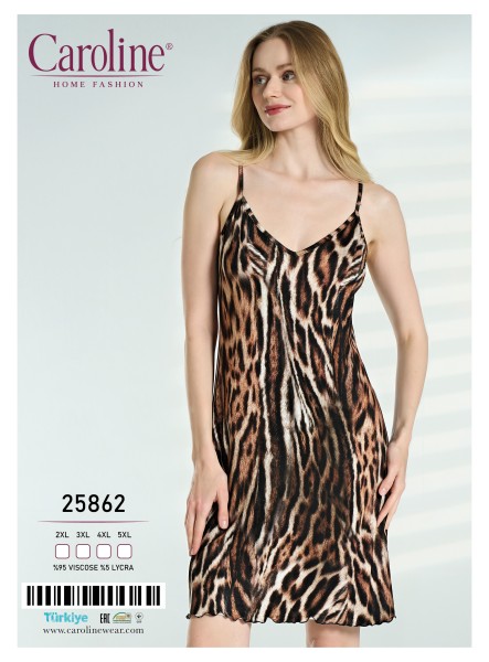 Caroline 25862 ночная рубашка 2XL, 3XL, 4XL, 5XL
