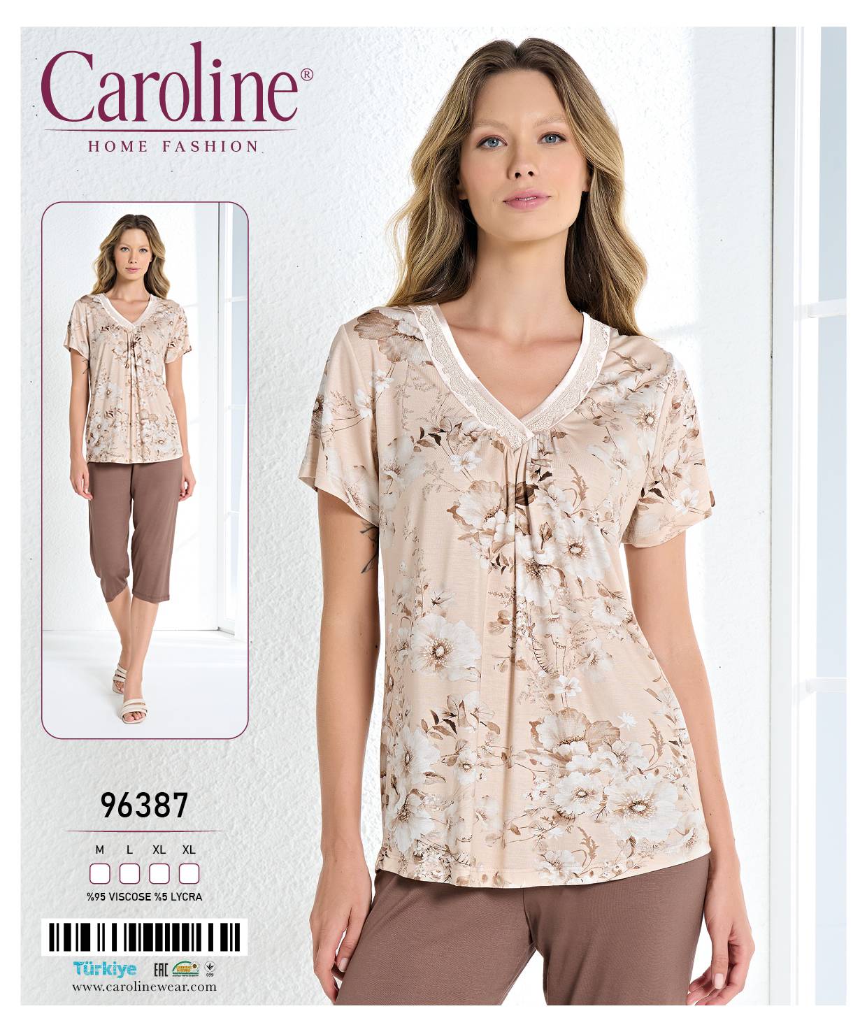 Caroline 96387 пижама M, L, XL, XL