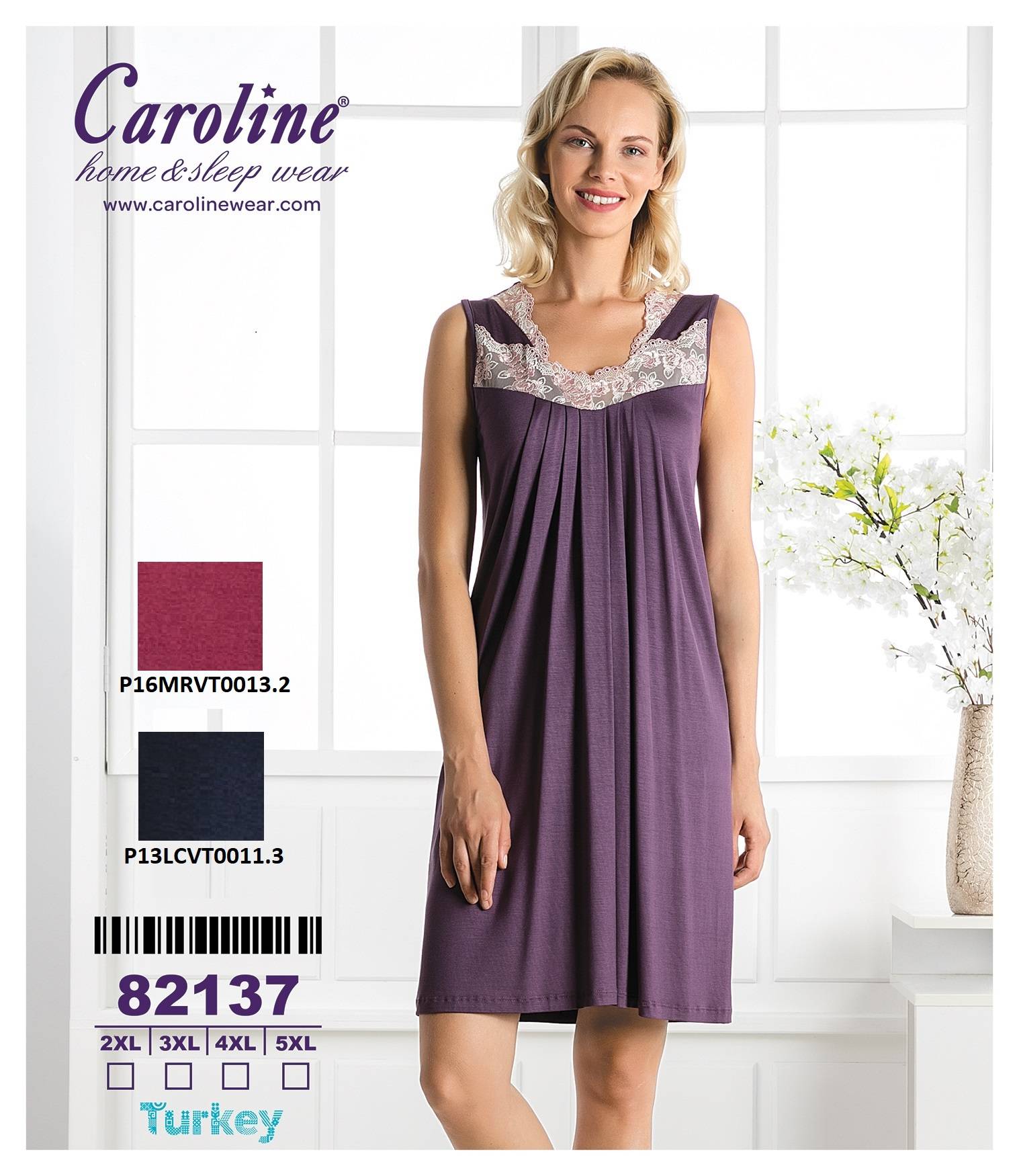 Caroline 82137 ночная рубашка 2XL