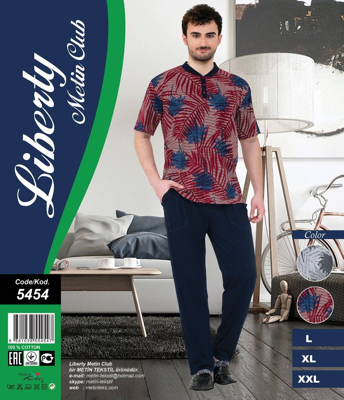 Metin 5454 мужской костюм L