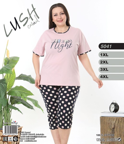 Metin 5041 пижама 1XL, 2XL, 3XL, 4XL