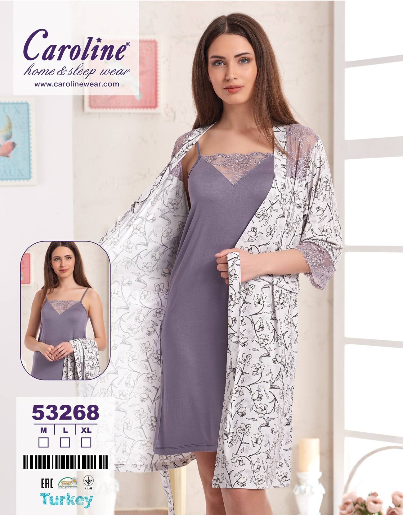 Caroline 53268 двойка M, L, XL