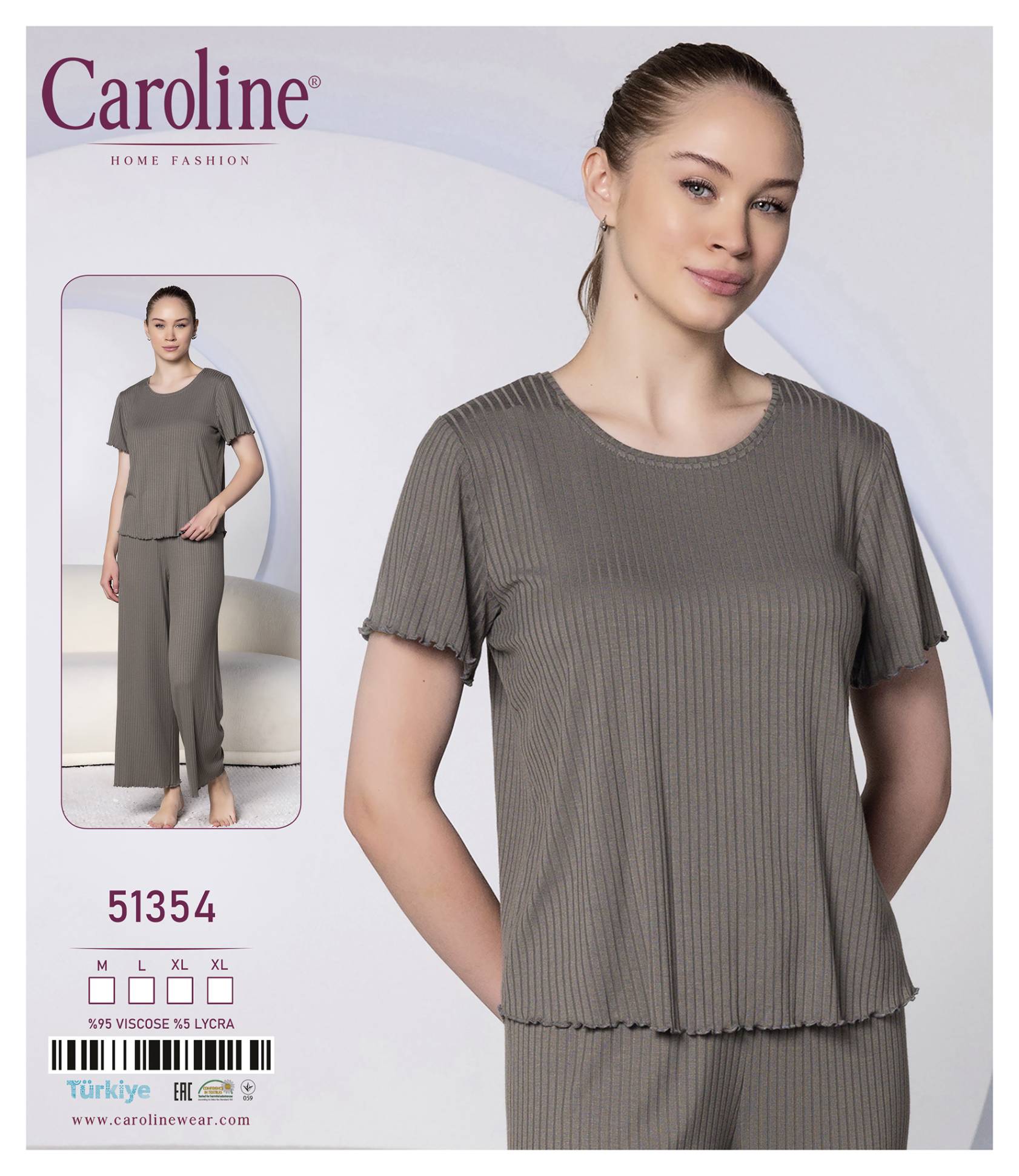 Caroline 51354 пижама M, L, XL, XL