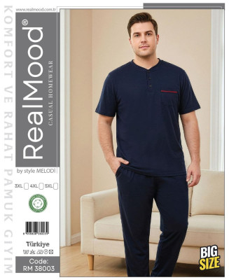 RealMood 38003 пижама 3XL, 4XL, 5XL 