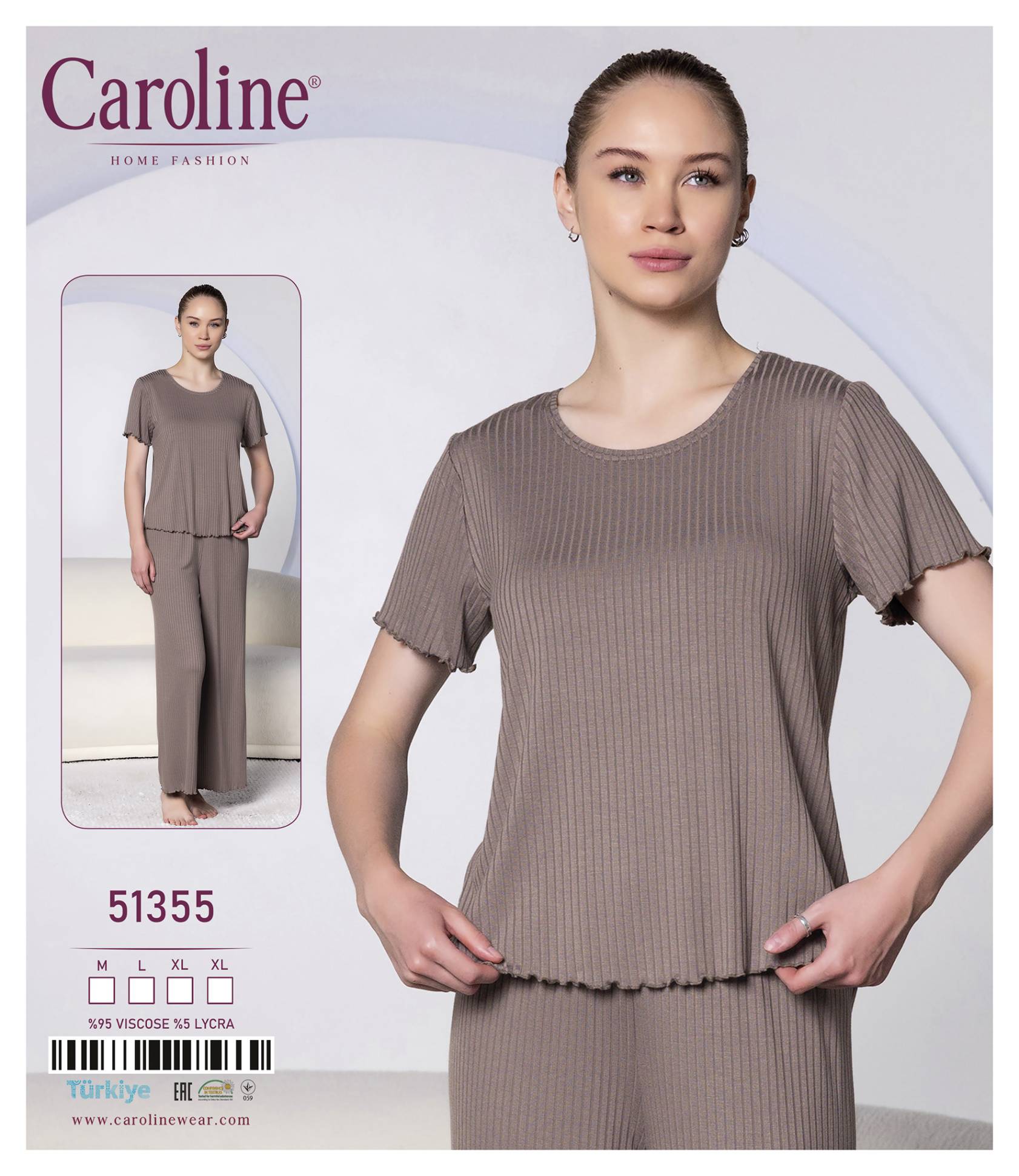 Caroline 51355 пижама M, L, XL, XL