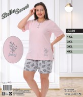 Metin 8039 пижама 1XL, 2XL, 3XL, 4XL