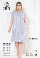 Jen 05126 халат 3XL, 4XL, 5XL, 6XL