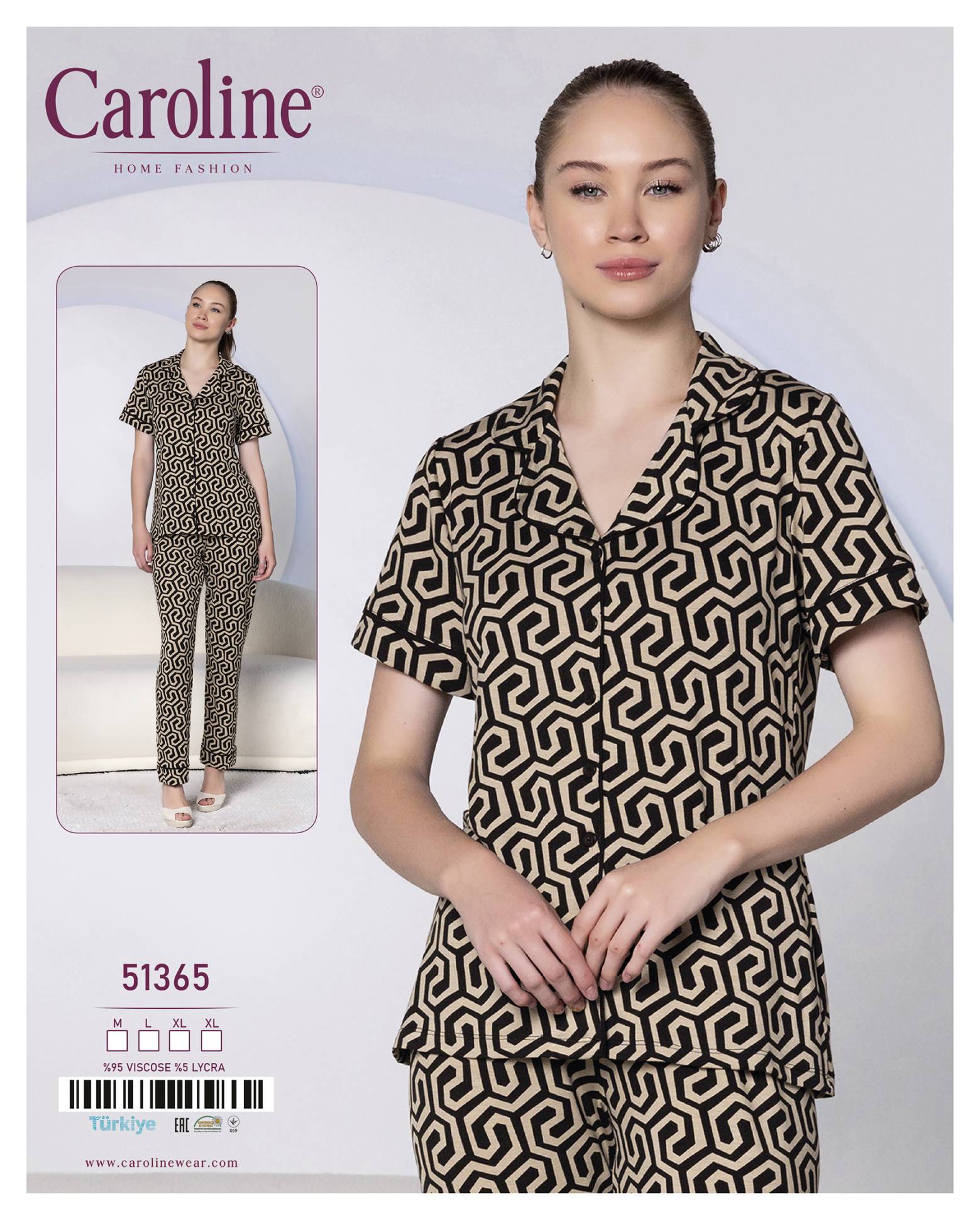 Caroline 51365 пижама M