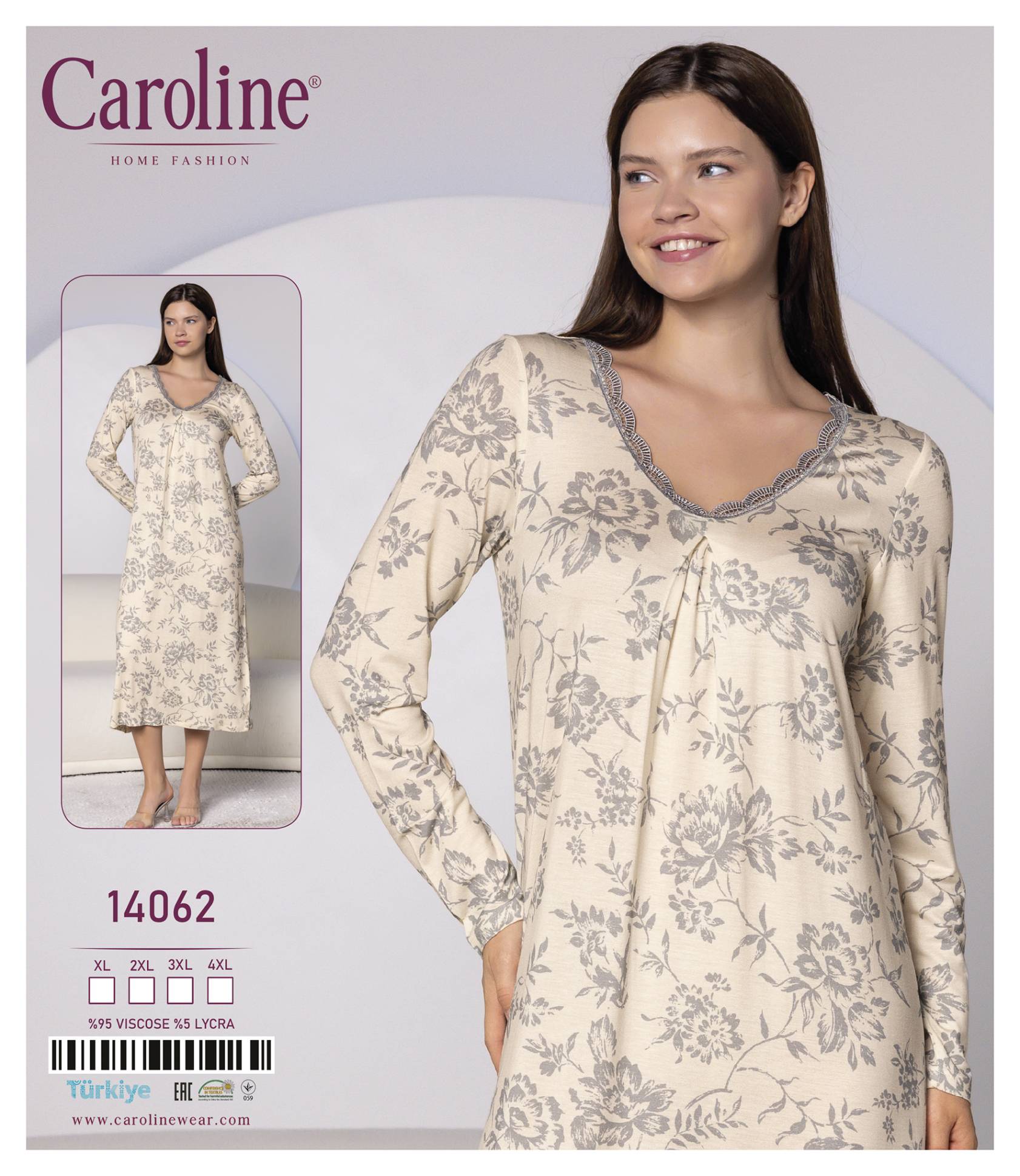 Caroline 14062 ночная рубашка XL