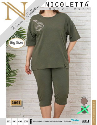 Nicoletta 36074 пижама 2XL, 3XL, 4XL, 5XL