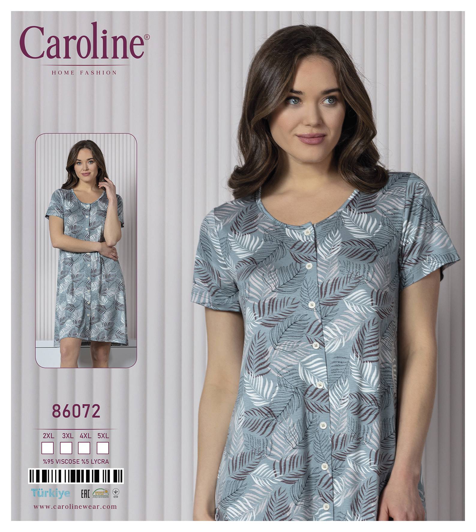 Caroline 86072 халат 5XL