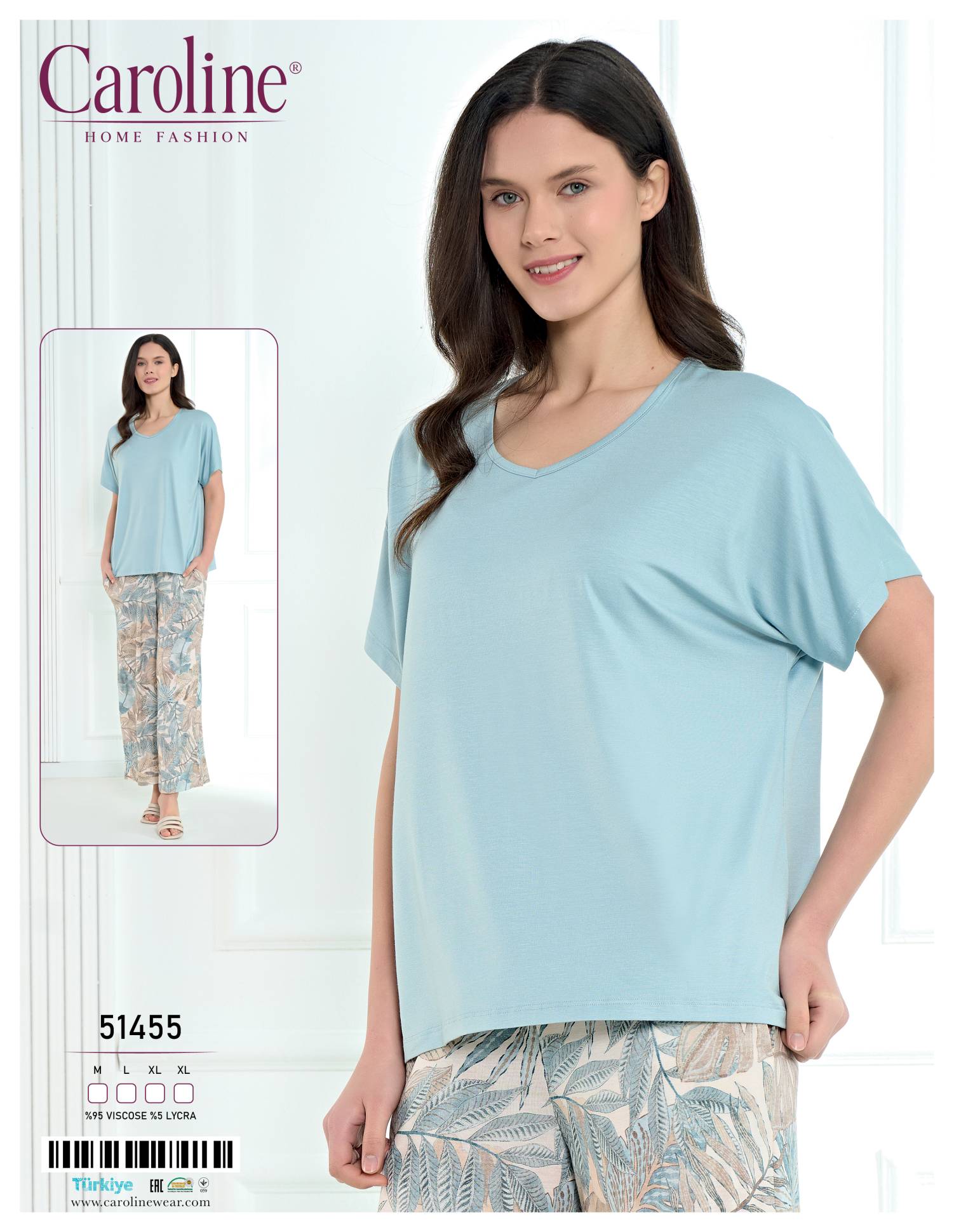 Caroline 51455 пижама M, L, XL, XL