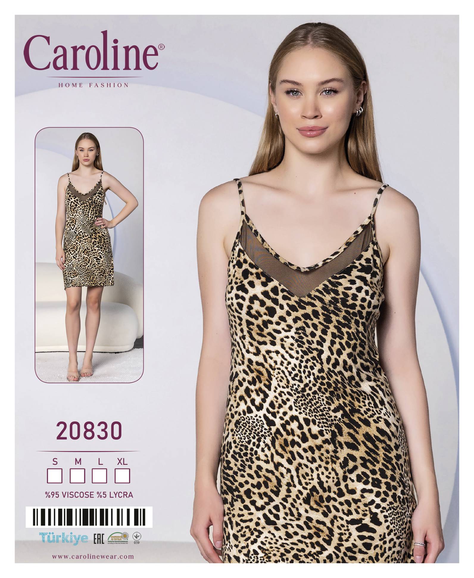 Caroline 20830 ночная рубашка S