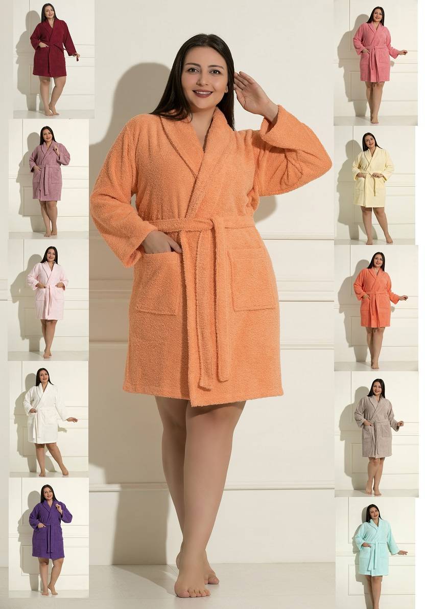 Ramel 820 халат женский короткий XXL, XXXL, 4XL