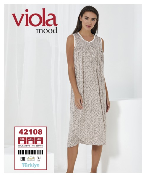Viola 42108 ночная рубашка 3XL, 4XL, 5XL