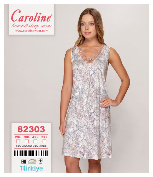 Caroline 82303 ночная рубашка 3XL, 4XL