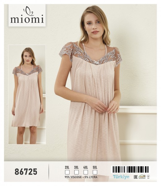 Miomi 86725 ночная рубашка 2XL, 3XL, 4XL, 5XL