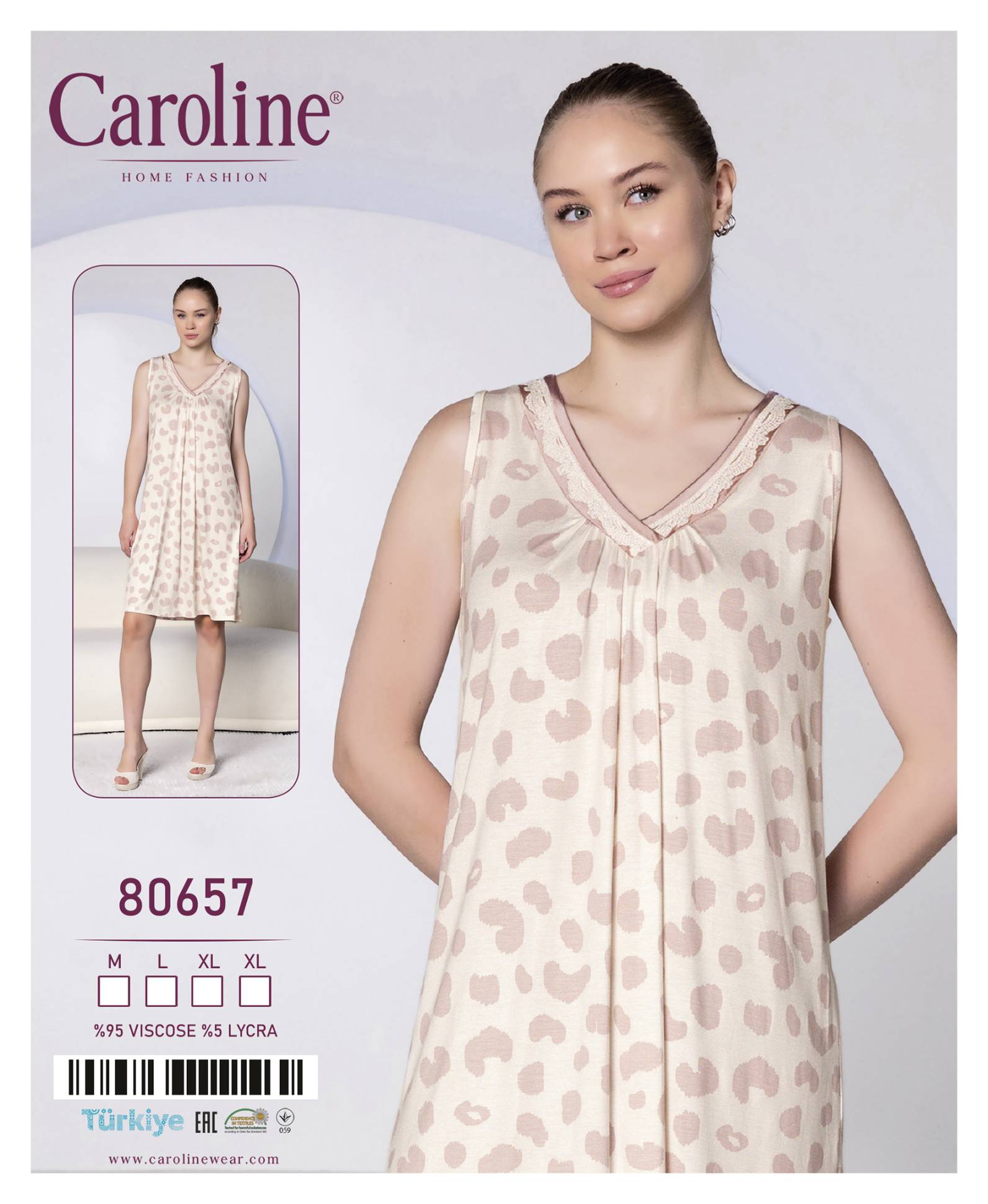 Caroline 80657 ночная рубашка XL