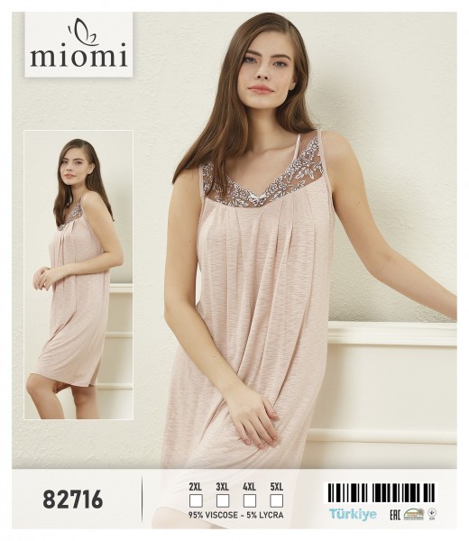 Miomi 82716 ночная рубашка 2XL, 3XL, 4XL, 5XL