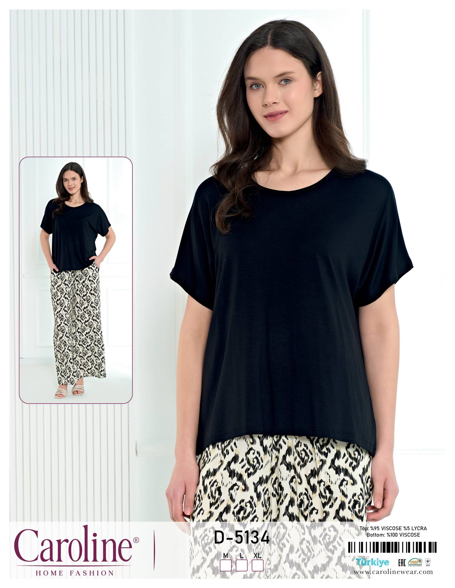 Caroline D-5134 пижама M, L, XL