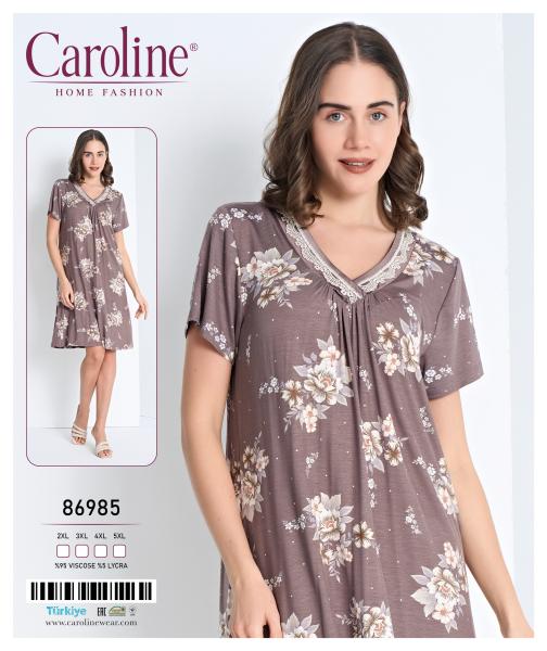 Caroline 86985 ночная рубашка 2XL, 3XL, 4XL, 5XL