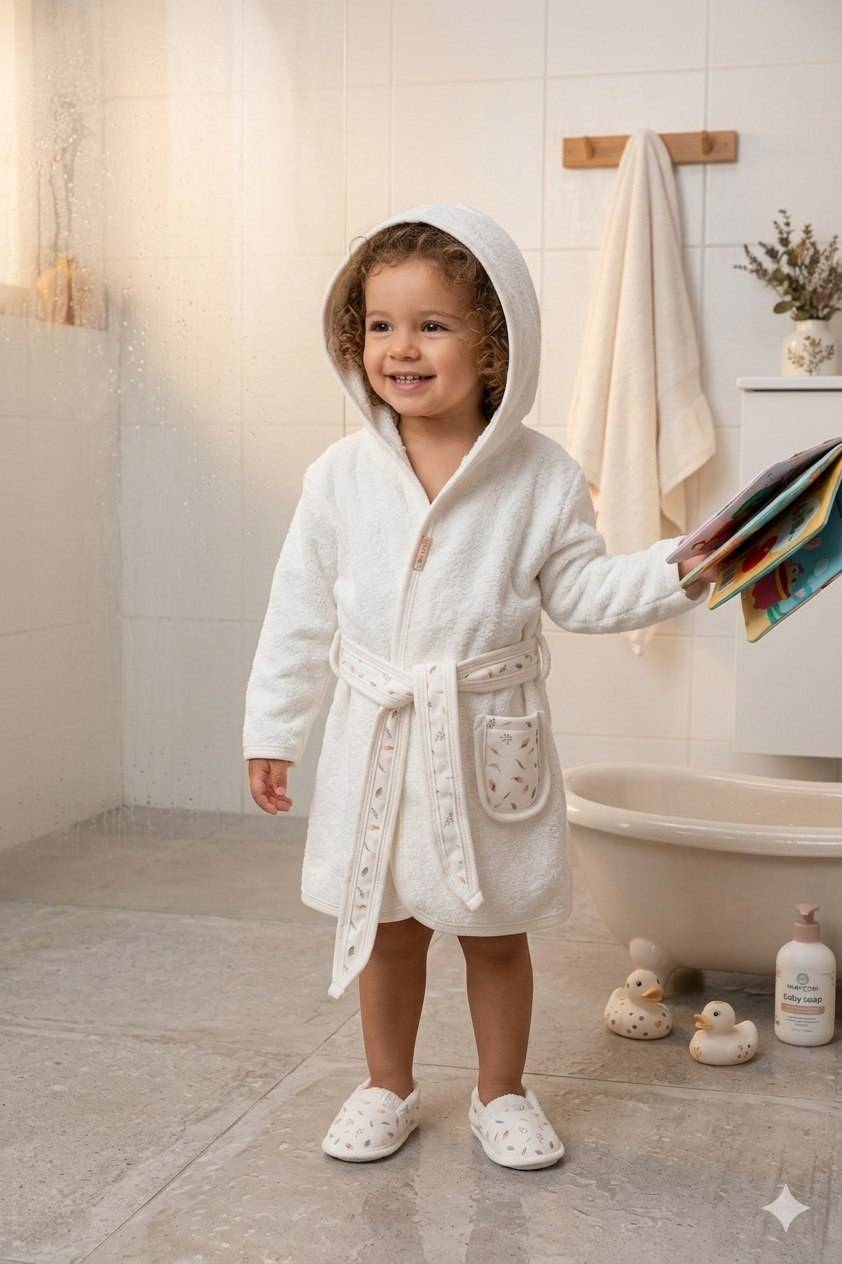 Ramel 493 халат с тапочками 1-2, 2-3, 3-4 года