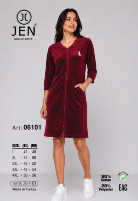 Jen 06101 халат L, XL, 2XL, 3XL, 4XL